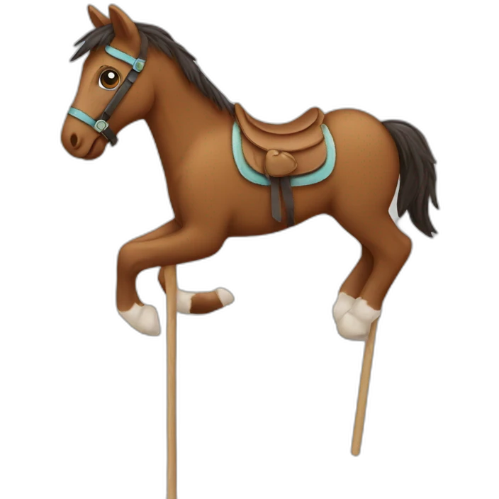 stick horse emoji