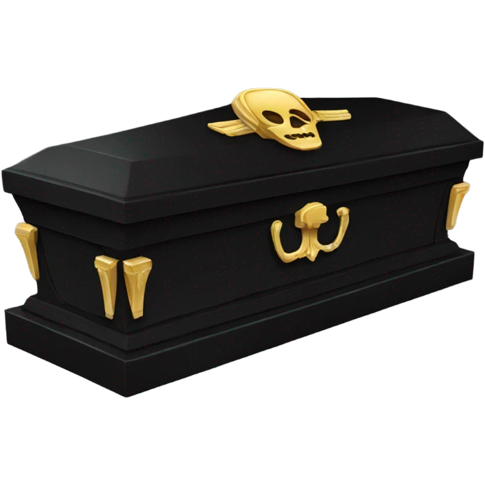 Black coffin  emoji