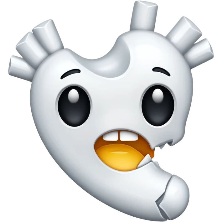 Broken man bone  emoji