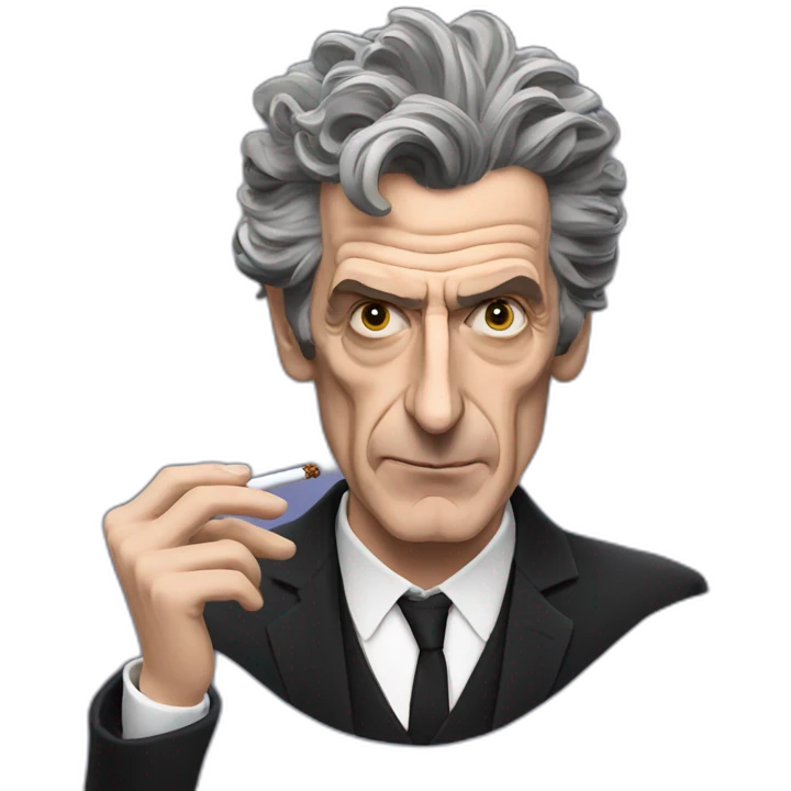 Peter capaldi smoking emoji