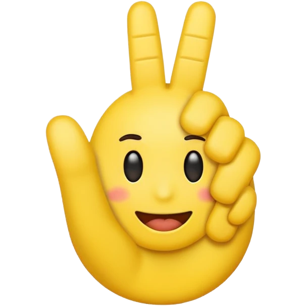 Yellow emoji doing the middlefinger emoji