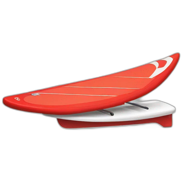 Red windsurf board  emoji