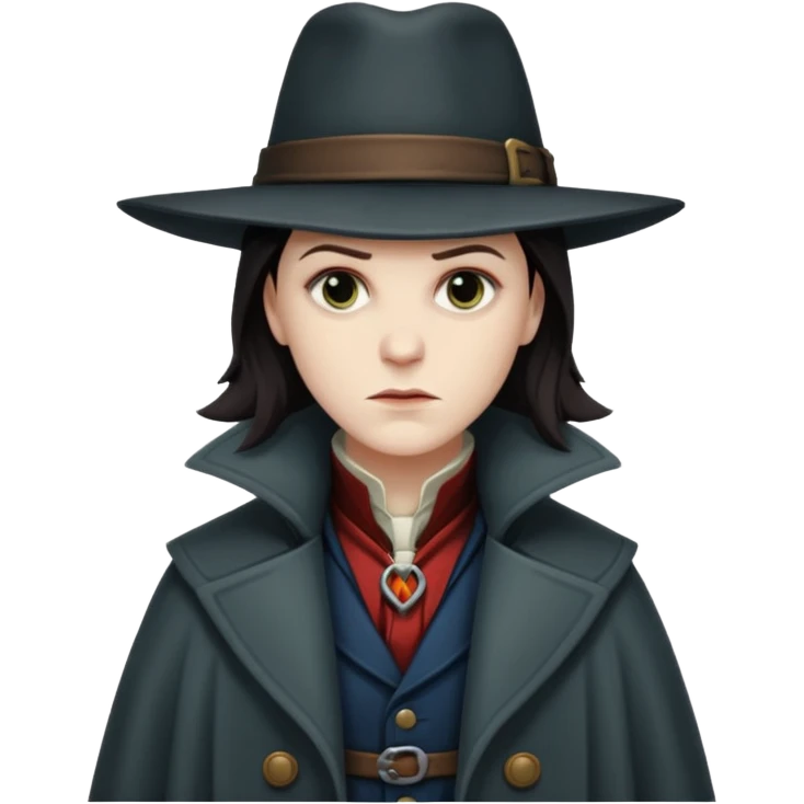 van helsing, serious emoji
