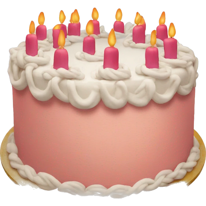 Birthday cake emoji