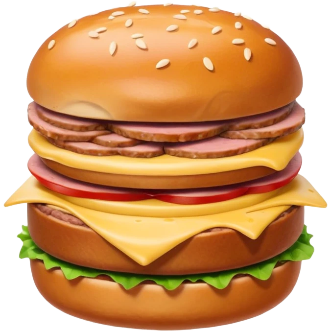cute emoji of Leberkäse sandwich, thick pinkish meatloaf in round white lightly floured bun, little mustard on side, minimalist expressive emoji