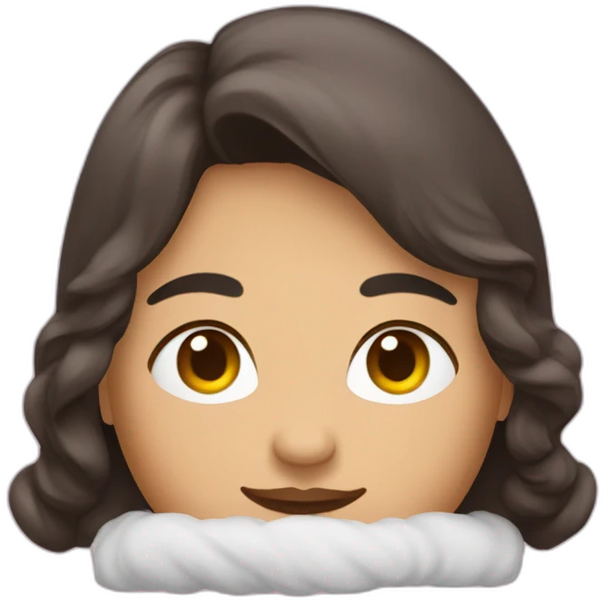 Fată brunetă emoji
