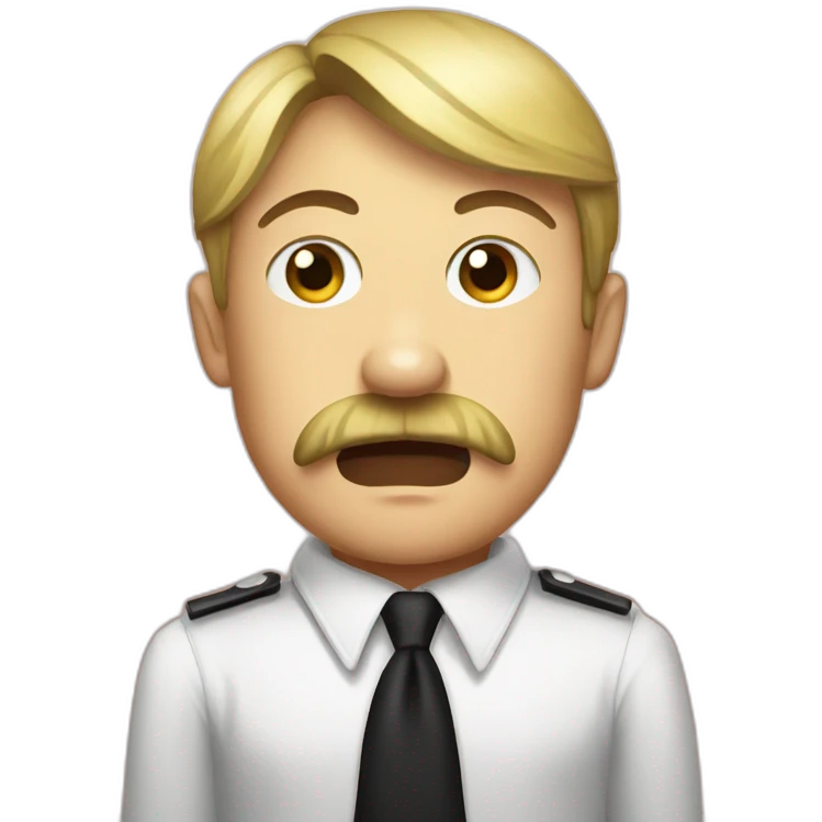 Hitler au toilette emoji