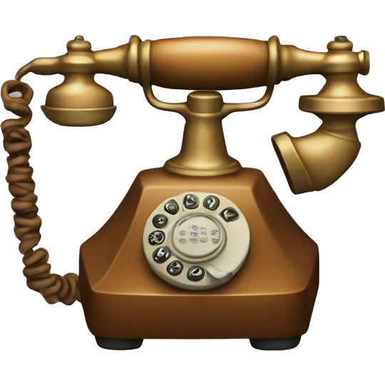 old fashion phone emoji