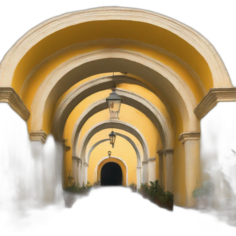 Antigua guatemala yellow Arch emoji