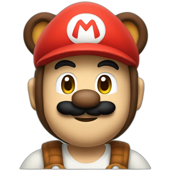 mario in tanuki suit emoji