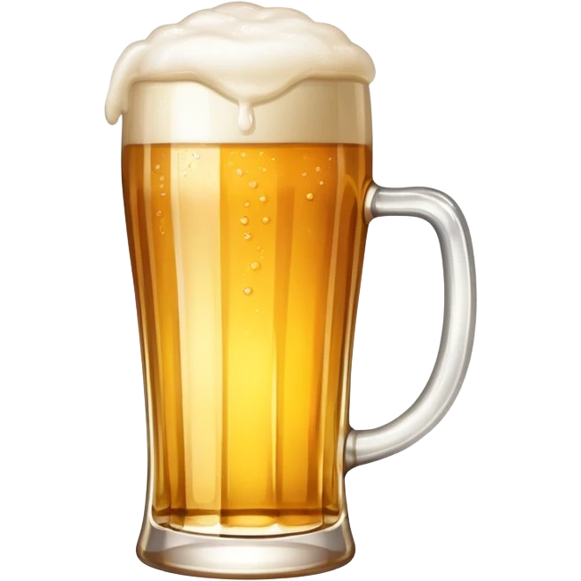 Thinking about beer emoji