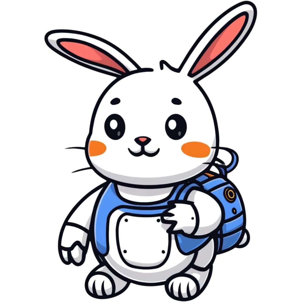 rabbit robot emoji