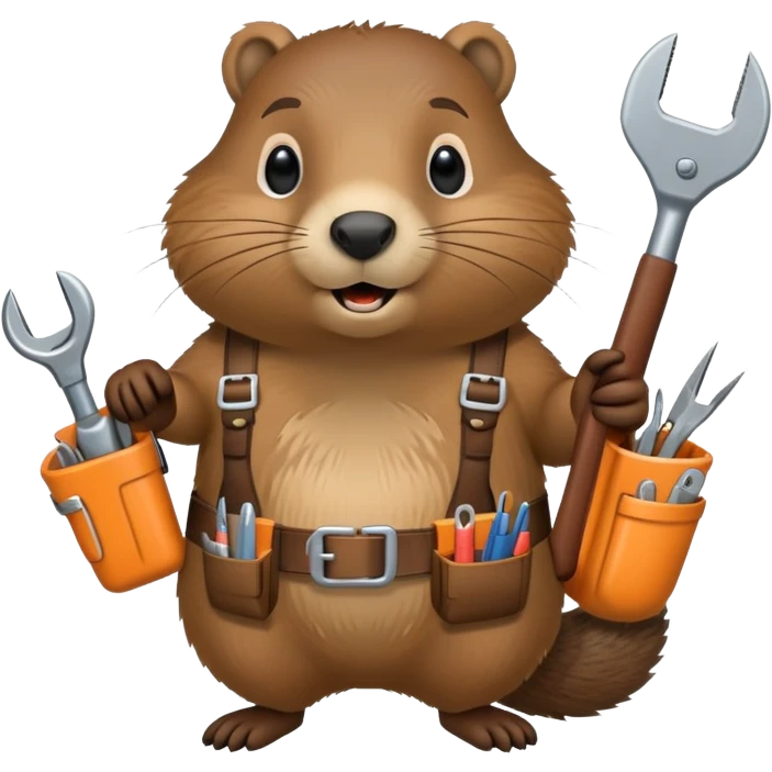 Groundhog doing DIY emoji