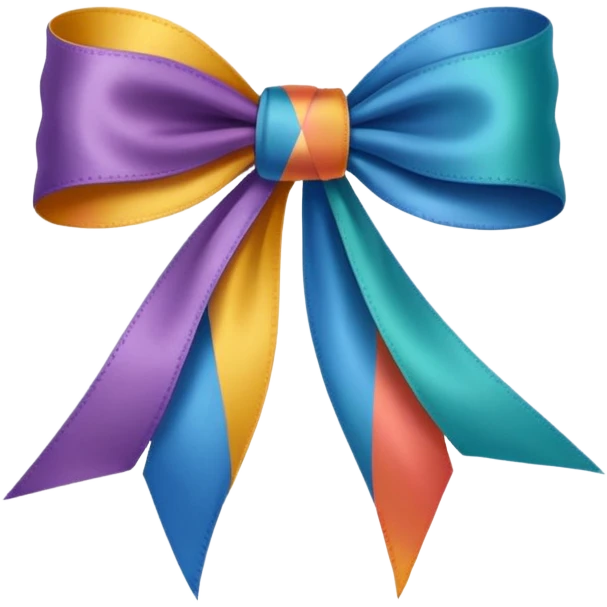 Ribbon of same design in all colors emoji