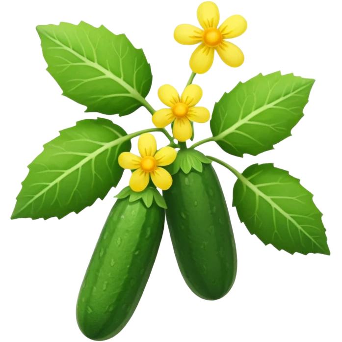 Cucumber plant emoji