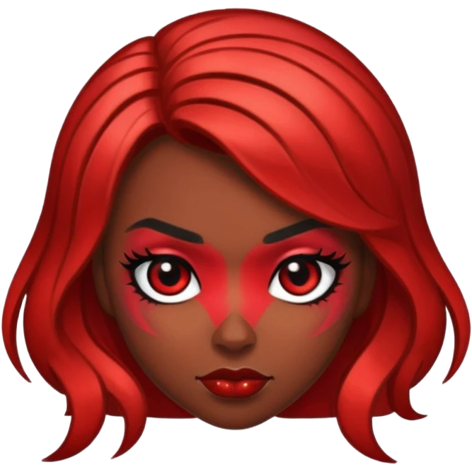 Glitter black widow emoji