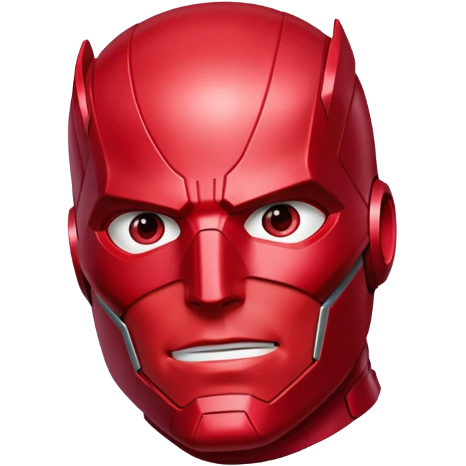 vision marvel body with red face from captain america: civil war emoji