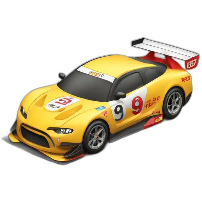 Race car emoji