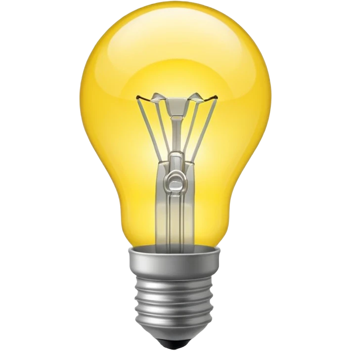 thumbs up and light bulb emoji