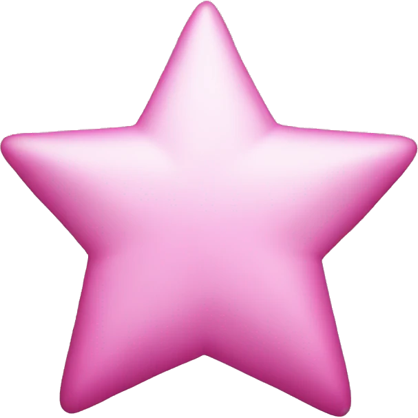 pink star emoji