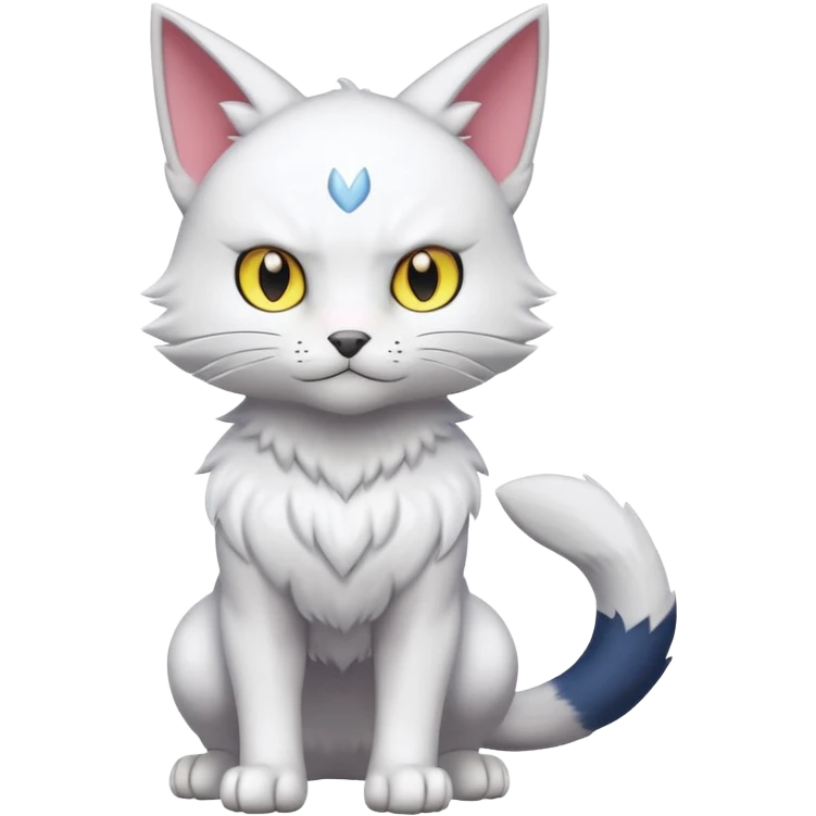 Gatomon, full body emoji