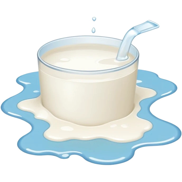Spilled milk emoji
