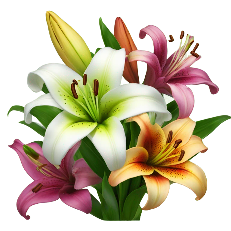 Lilies emoji
