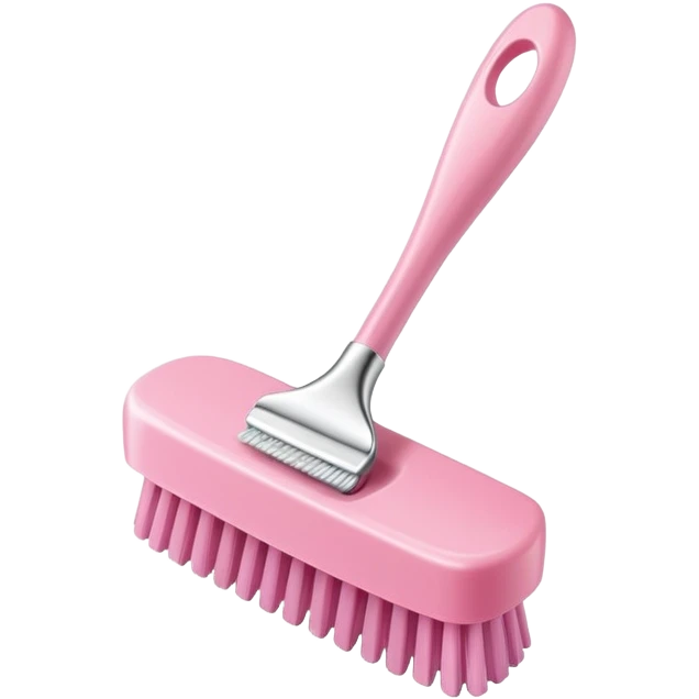 Brosse à dents rose claire  emoji