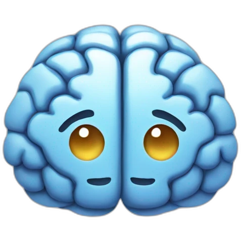 brain app logo emoji