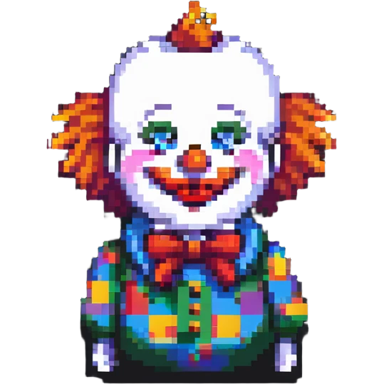 bright clown emoji
