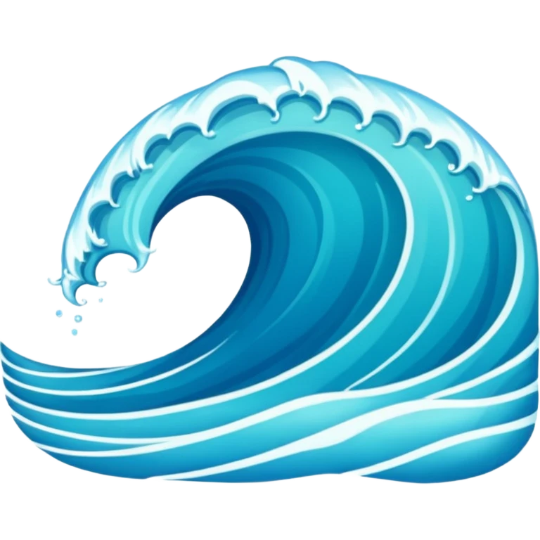 blue wave curacao emoji
