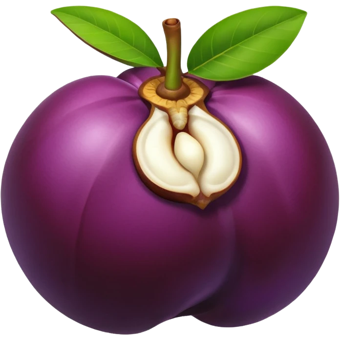 thai mangosteen emoji