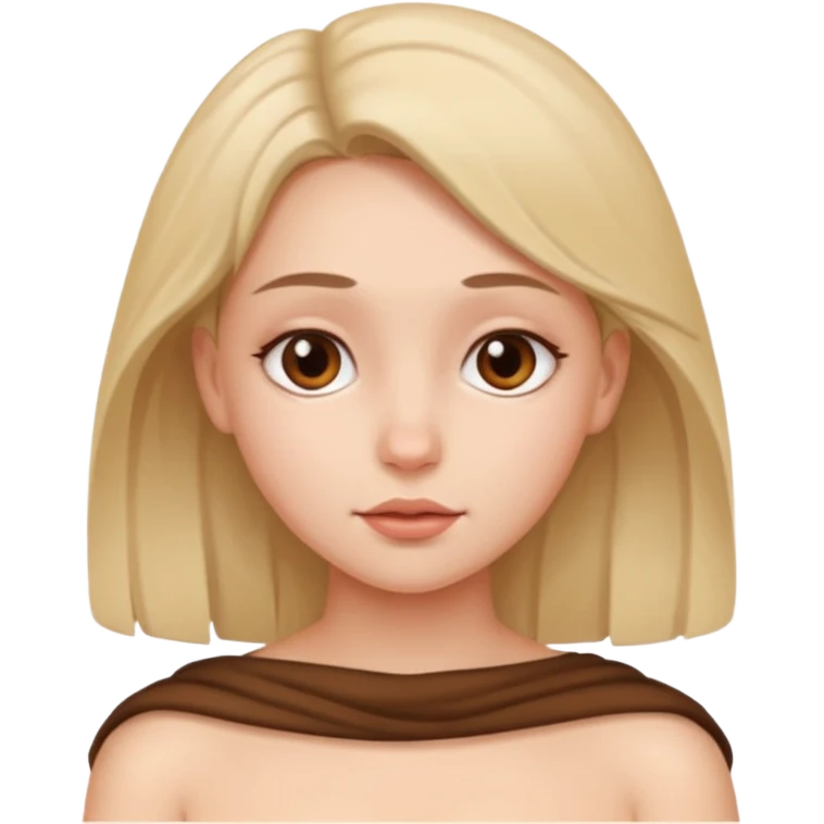 A naked girl emoji