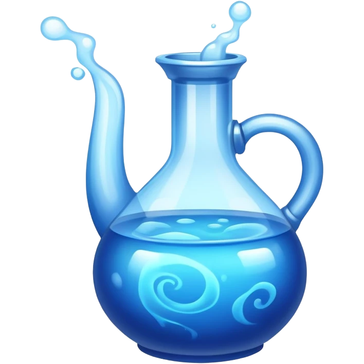 blue potion emoji