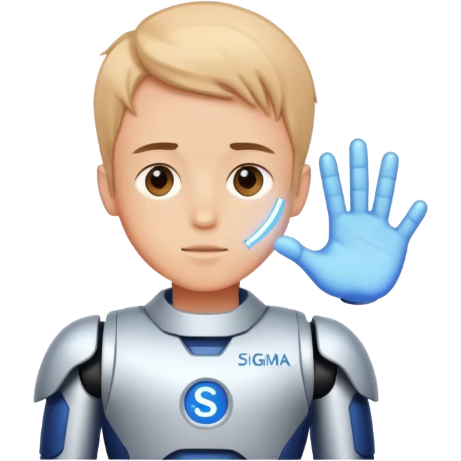 A boy saying sigma sigma bot emoji