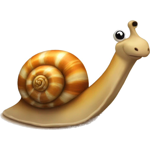 Caracol tomando sol en la playa  emoji