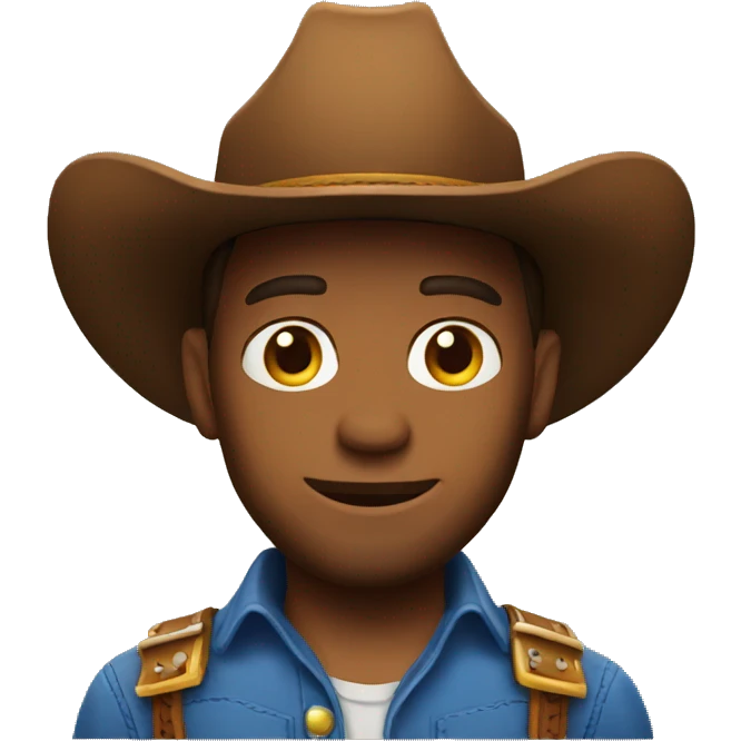 attractive cowboy emoji