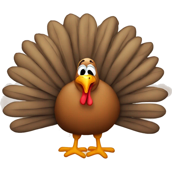 Silly turkey  emoji