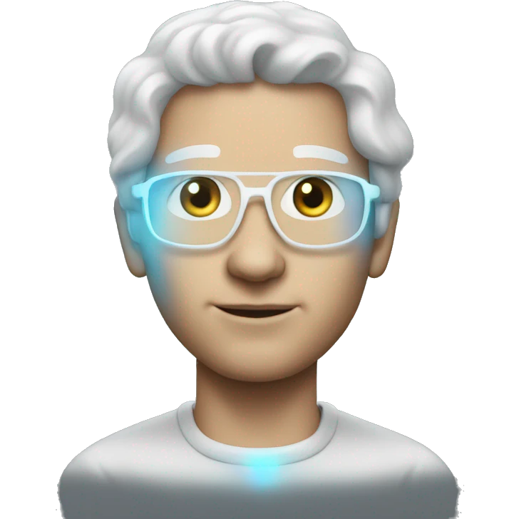 hologram white man emoji