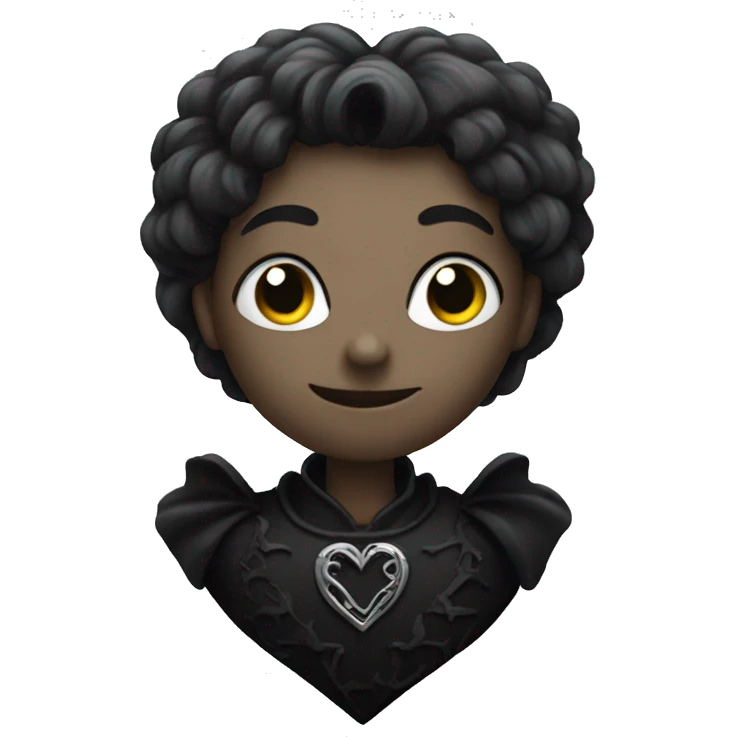 Gothic heart emoji