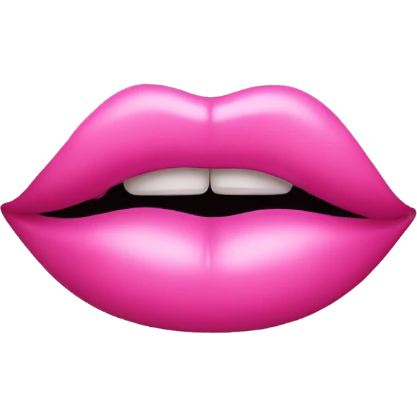 pink lips emoji