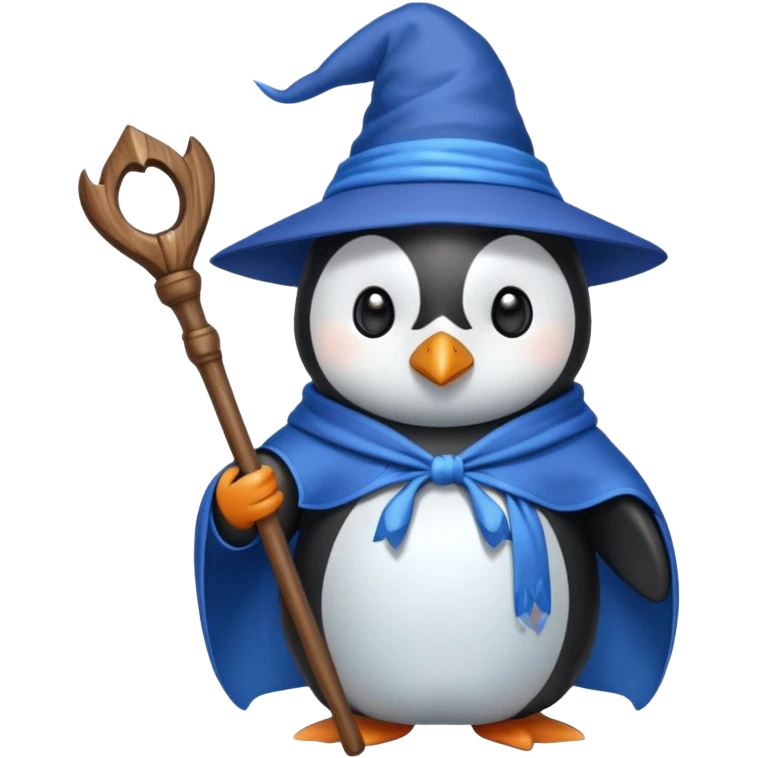 Penguin Wizard emoji