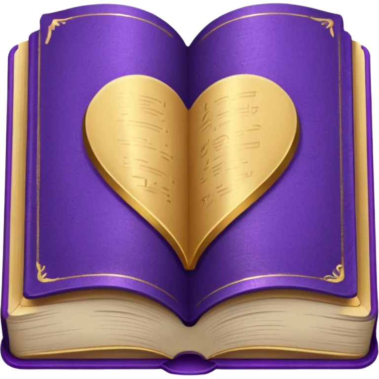 open book with purple cover emoji