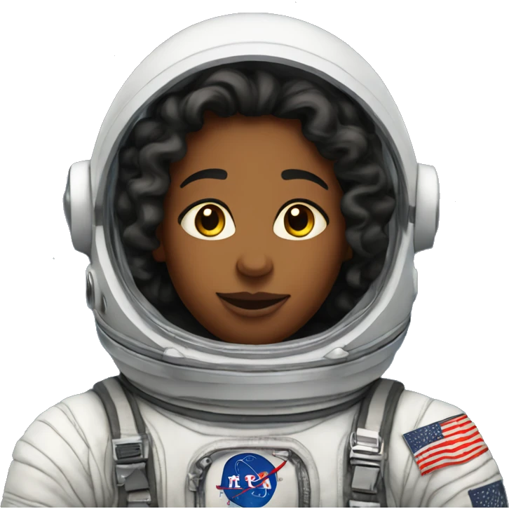 Stacey into an astronaut emoji
