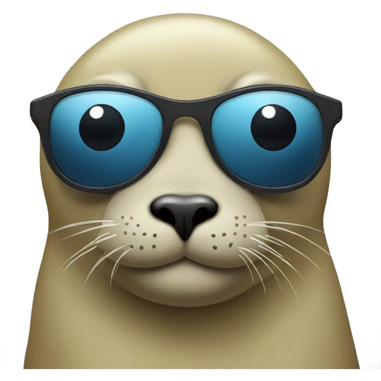 Seal with sunglasses  emoji