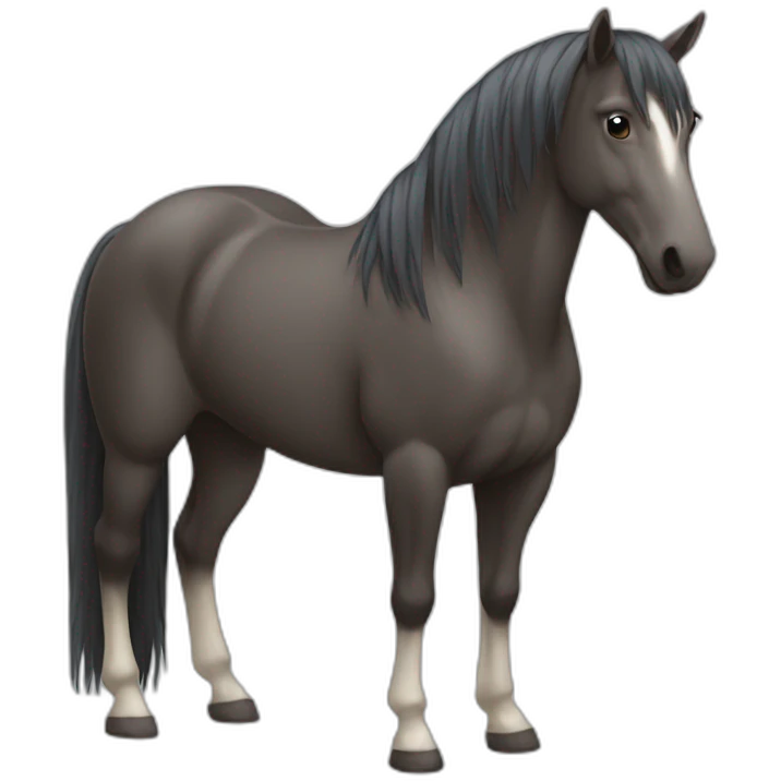 horse on keta emoji