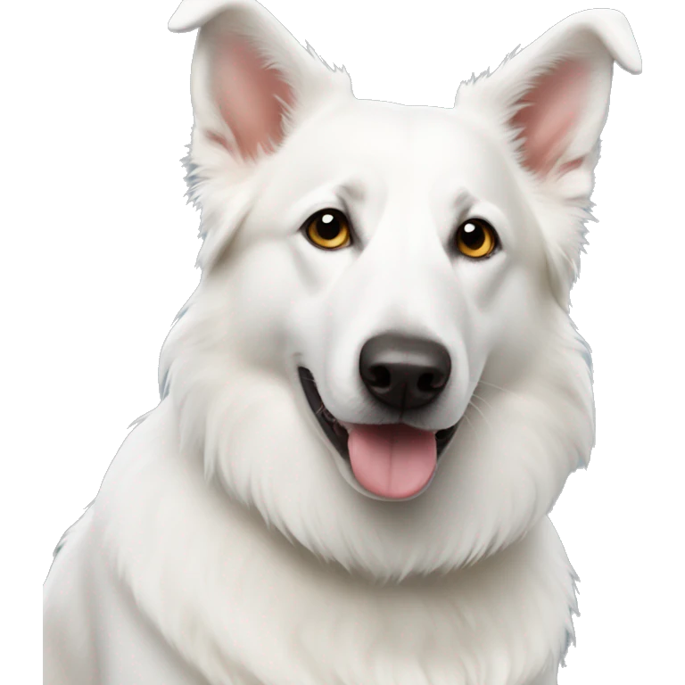 White swiss shepherd emoji