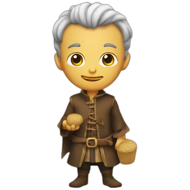 Zizi déguisés en sorcier emoji