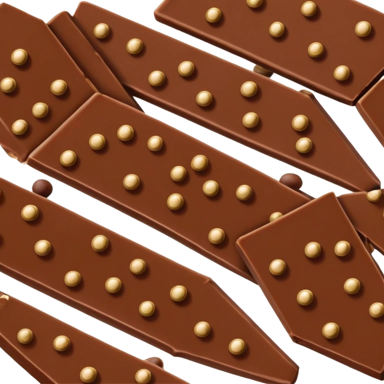 Milk chocolate bark with espresso beans  emoji