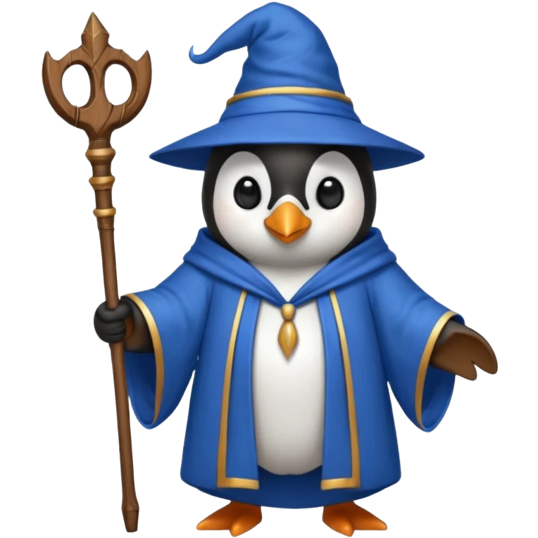 Penguin Wizard emoji